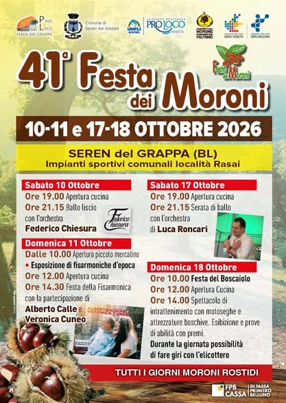 locandina 41ª Festa dei Moroni